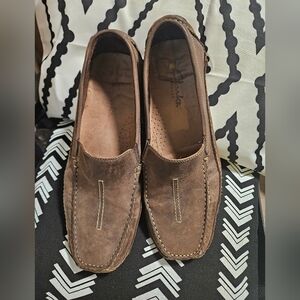 Clark men loafer brown size 11.5